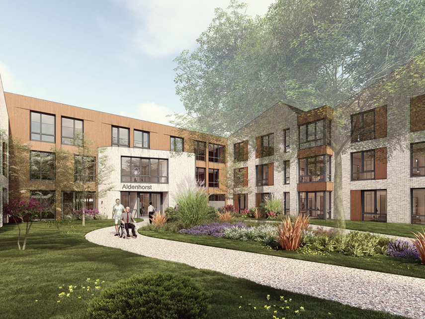 Hoofdingang Aldenhorst nieuwbouw