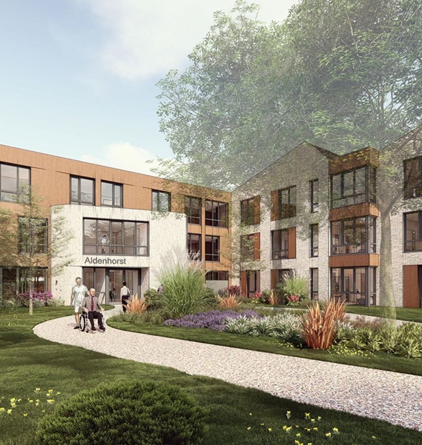 Hoofdingang Aldenhorst nieuwbouw