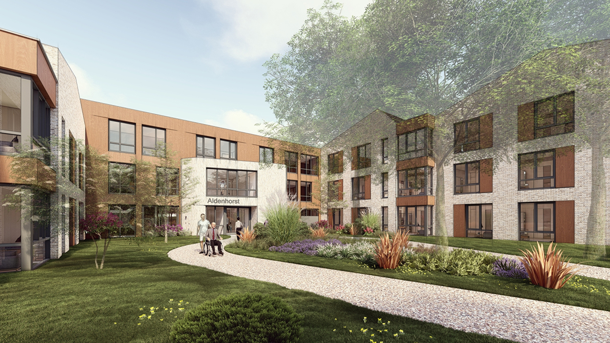 Hoofdingang Aldenhorst nieuwbouw
