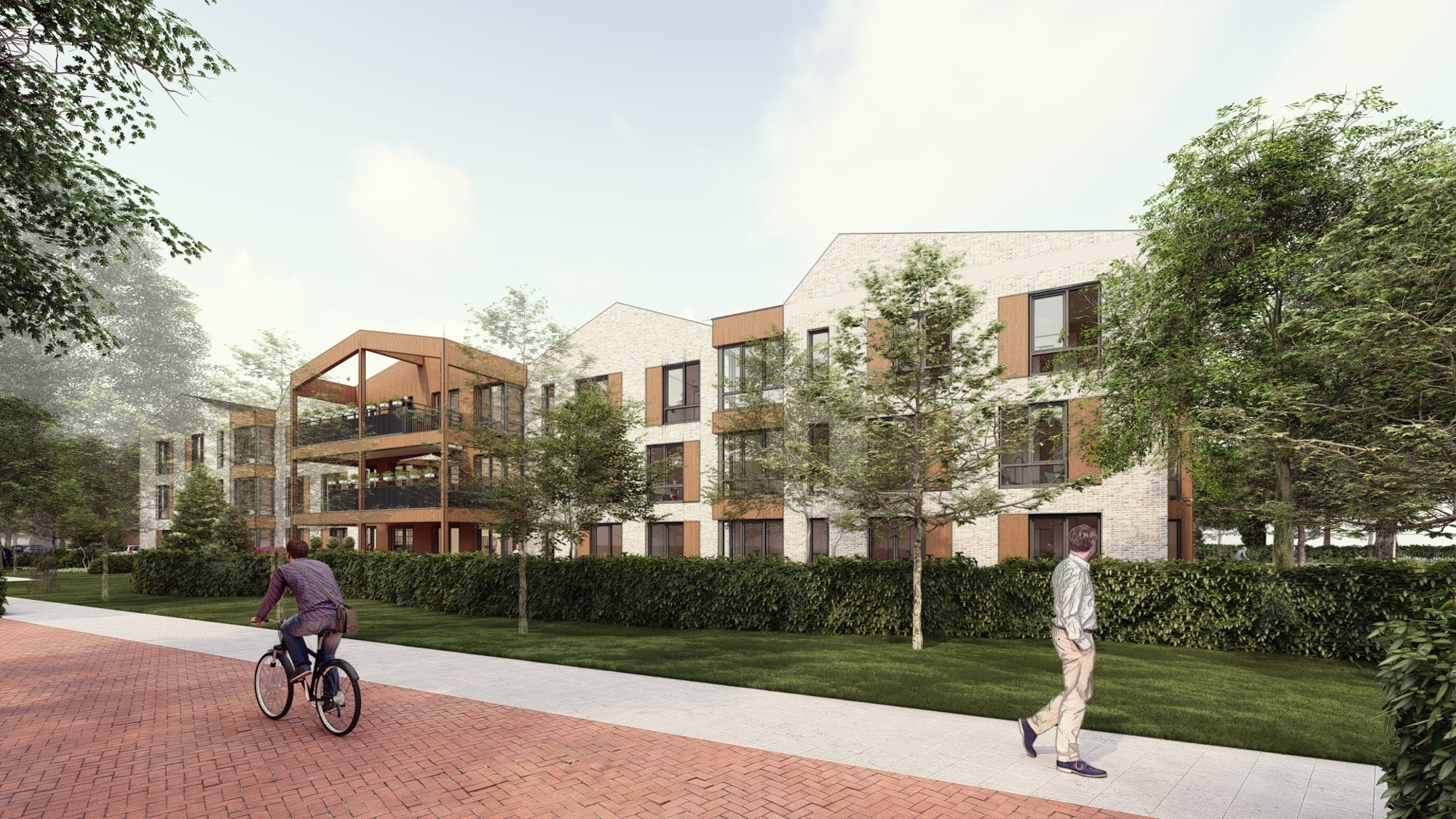 Nieuw zorgcentrum Aldenhorst zijde Pastoor Maasstraat